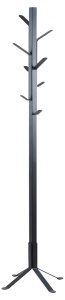 Cuier Vinson, Negru, 181x50x50 cm - Img 2