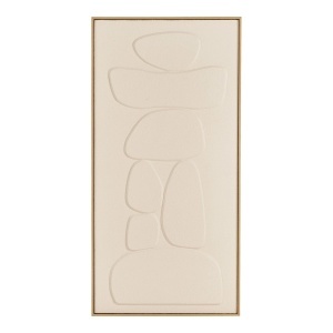 Decoratiune de perete Victoria No. 2, Bej, 4.5x60x120 cm - Img 5