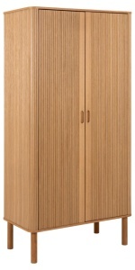 Dulap Langley, Natural, 200x100x55 cm - Img 3
