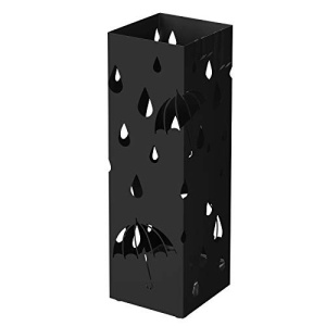 Esernyőtartó, Songmics, fekete, 15.5x15.5x49 cm - Img 2