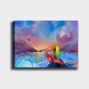 Festmény 1054276691, Multicolor, 70x100 cm - Img 2