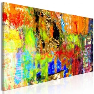 Festmény, Crazy colours, 100x50 cm