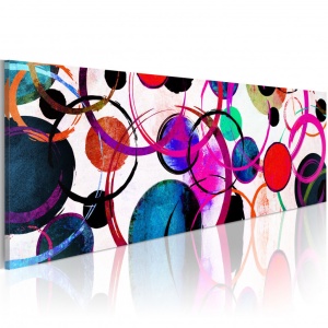 Festmény, Cult of colours, 100x50 cm