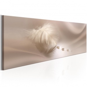 Festmény Delicate Feather, 135x45 cm