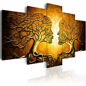 Festmény, Lighthouse in the night, 135x45 cm