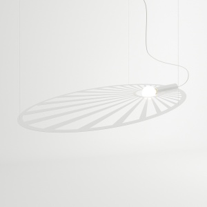 Függőlámpa, Lehdet, fehér, 110x80x150 cm - Img 2