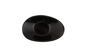 Kerámia szószos tál szett, Mayd200, fekete, 12x7.9x3 cm, 6 db-os - Img 6