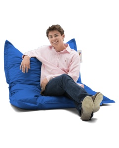Kerti babzsákfotel, Cushion Pouf, kék, 20x100 cm