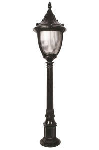 Kültéri állólámpa, M1B, fekete, 105x30 cm