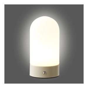 Lampa de masa reincarcabila Ashford, Bej, 9x9x18 cm - Img 3