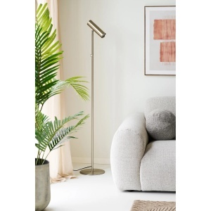 Lampa de podea Paris, Argintiu, 25x25x150 cm - Img 2