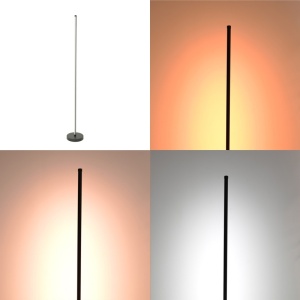 LED-es állólámpa, Topelia, fekete, 20x20x140 cm - Img 2