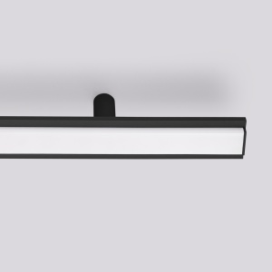 LED-es csillár, Lagom, 4000K, fekete, 181x4x7 cm - Img 4