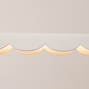 LED-es függőlámpa, Biscuit, 3000K, bézs, 131x13x200 cm - Img 5