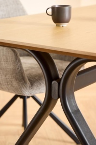 Masa dining Bristol, Natural, 75x200x100 cm - Img 2