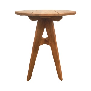 Masa dining Cadrada, Natural, 70x70x76 cm - Img 4