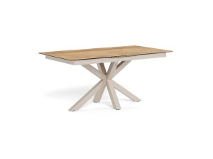 Masa dining Heaven V1, Natural, 76x210x90 cm - Img 2