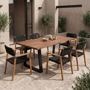 Masa dining Miles, Nuc, 200x100x76 cm