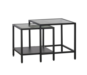 Masa laterala BRONCO, Transparent, 50-45x50-45x50-45 cm - Img 2