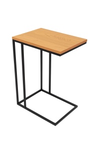 Masa pentru laptop CESURA, Stejar deschis, 50x65x35 cm