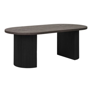 Masuta de cafea Boavista, Maro inchis, 120x60x45 cm - Img 4