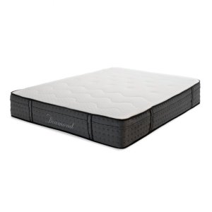 Matrac Diamond, 3 zónás táskarugós, gél memóriahabbal, 25-27 cm, 150x200 cm