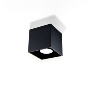 Mennyezeti lámpa, Quad, fekete, 10x10x10 cm - Img 2