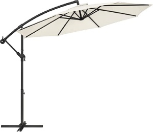 Napernyő UPF 50+, Songmics, bézs, 300 cm