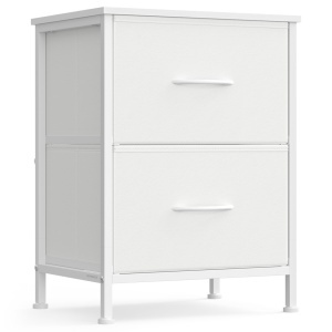 Noptiera Songmics, Bellah, Alb perlat, 39.6x30x53.2 cm