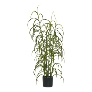 Planta artificiala decorativa Iarba, Verde, 36x36x89 cm - Img 5