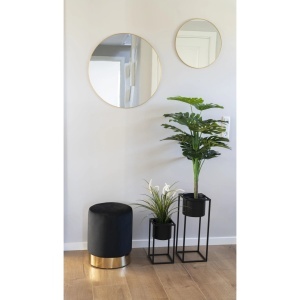 Planta artificiala decorativa Monstera Deliciosa Monstera, Verde, 50x50x90 cm - Img 2