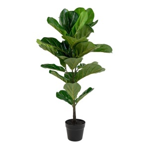 Planta artificiala decorativa Smochin lira, Verde, 36x46x100 cm - Img 4