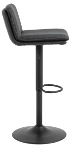Scaun de bar Flynn, Gri, 107x44x53 cm - Img 5