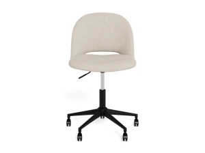 Scaun de birou Allan, Bej, 77x49x49.5 cm - Img 3