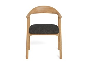 Scaun dining Addi, Gri, 75x56.8x52.5 cm - Img 4