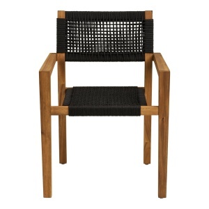 Scaun dining Anzio, Natural, 57x60x83 cm - Img 4