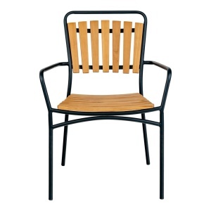 Scaun dining Cleveland, Natural, 58x64x91 cm - Img 4
