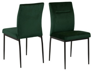 Scaun dining Demi, Verde, 90.5x45x55 cm - Img 3