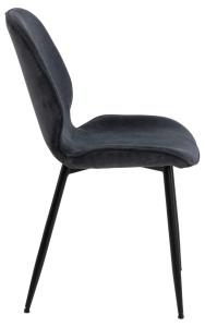 Scaun dining Femke, Gri, 85x47.5x57.5 cm - Img 7