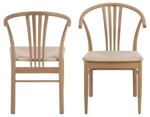 Scaun dining I_York, Alb, 83x54x54 cm - Img 4