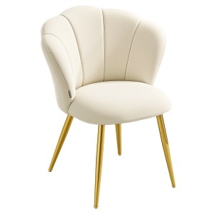 Scaun dining Laela, Crem, 62.5x60x80 cm