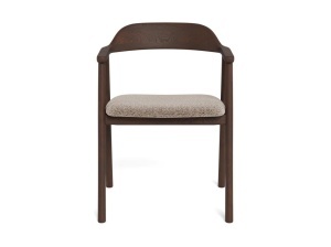Scaun dining Nixon, Fumuriu mat, 76.5x54x50.9 cm - Img 3