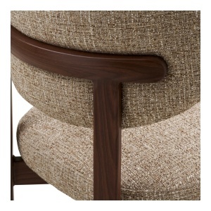 Scaun dining Recco, Maro deschis, 57x53x79 cm - Img 3