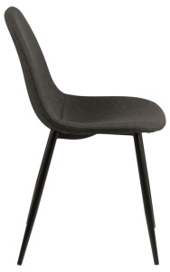 Scaun dining Wilma, Gri, 84x44.5x56 cm - Img 4