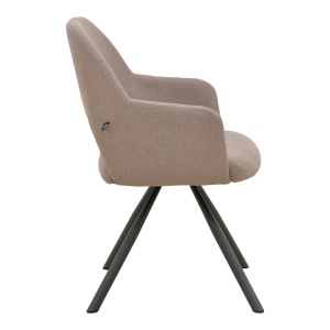 Scaun Verta, Bej, 59x58x87 cm - Img 3