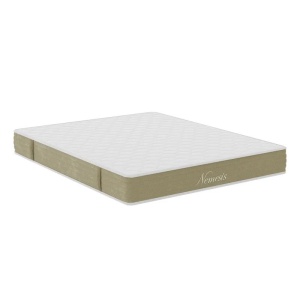 Set 2 piese Cadru de pat si Saltea Athos-Nemesis, Gri antracit, 206.5x170x96 cm - Img 3