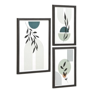 Set 3 piese Rame foto Aspen, Negru, 40x30x1.5 cm - Img 4
