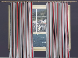 Sötétítő függöny, Stripe V3, 140x270 cm - Img 2
