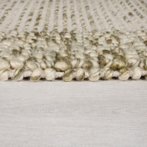 Szőnyeg, Bobble Wool Border, Zöld, Flair Rugs, 200x290 cm - Img 3
