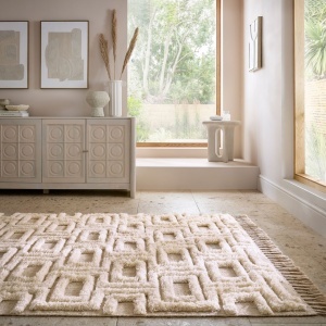 Szőnyeg, Flair Rugs Greek Key, natúr, 120x170 cm